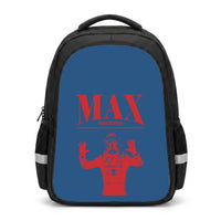 Max Blue And Red Backpack