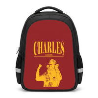 Charles Red And Gold Backpack