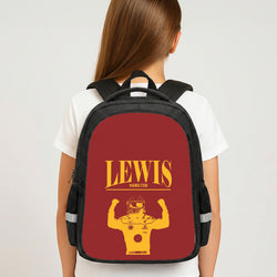 Lewis Red And Gold Backpack