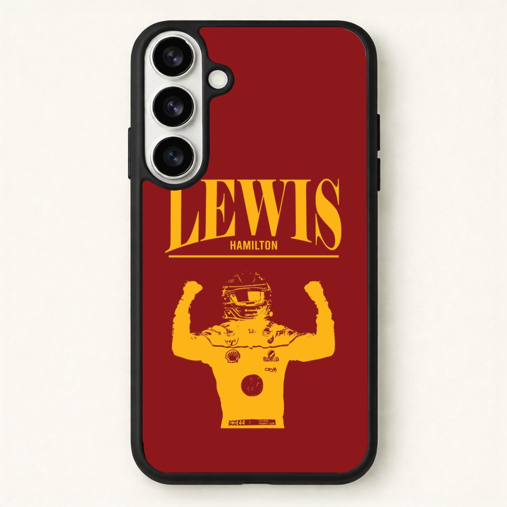 Lewis Red And Gold Phone Case for Galaxy S26 Plus