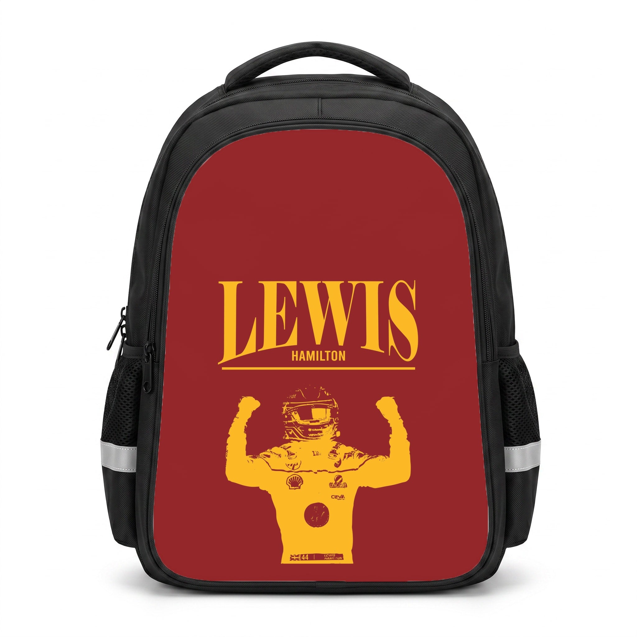 Lewis Red And Gold Backpack