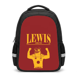 Lewis Red And Gold Backpack
