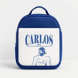 Carlos White And Blue Lunchbox - Blue