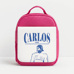 Carlos White And Blue Lunchbox - Pink