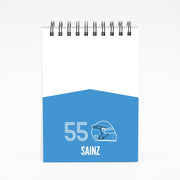 Sainz Helmet 2026 Notebook 4