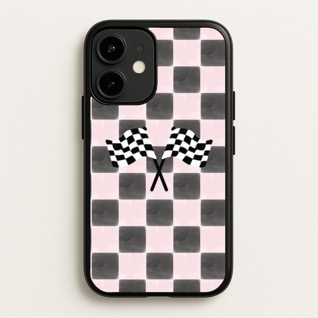 Strawberry Final Flag Phone Case - iPhone 12 / 12 Pro