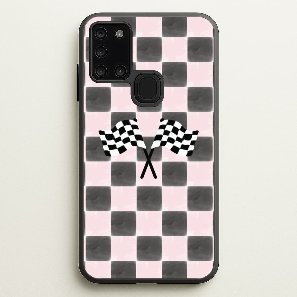 Strawberry Final Flag Phone Case - Galaxy A21s