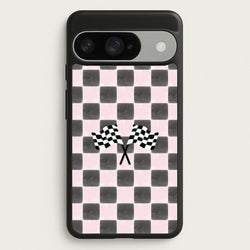 Strawberry Final Flag Phone Case - Google Pixel 10 / 10 Pro