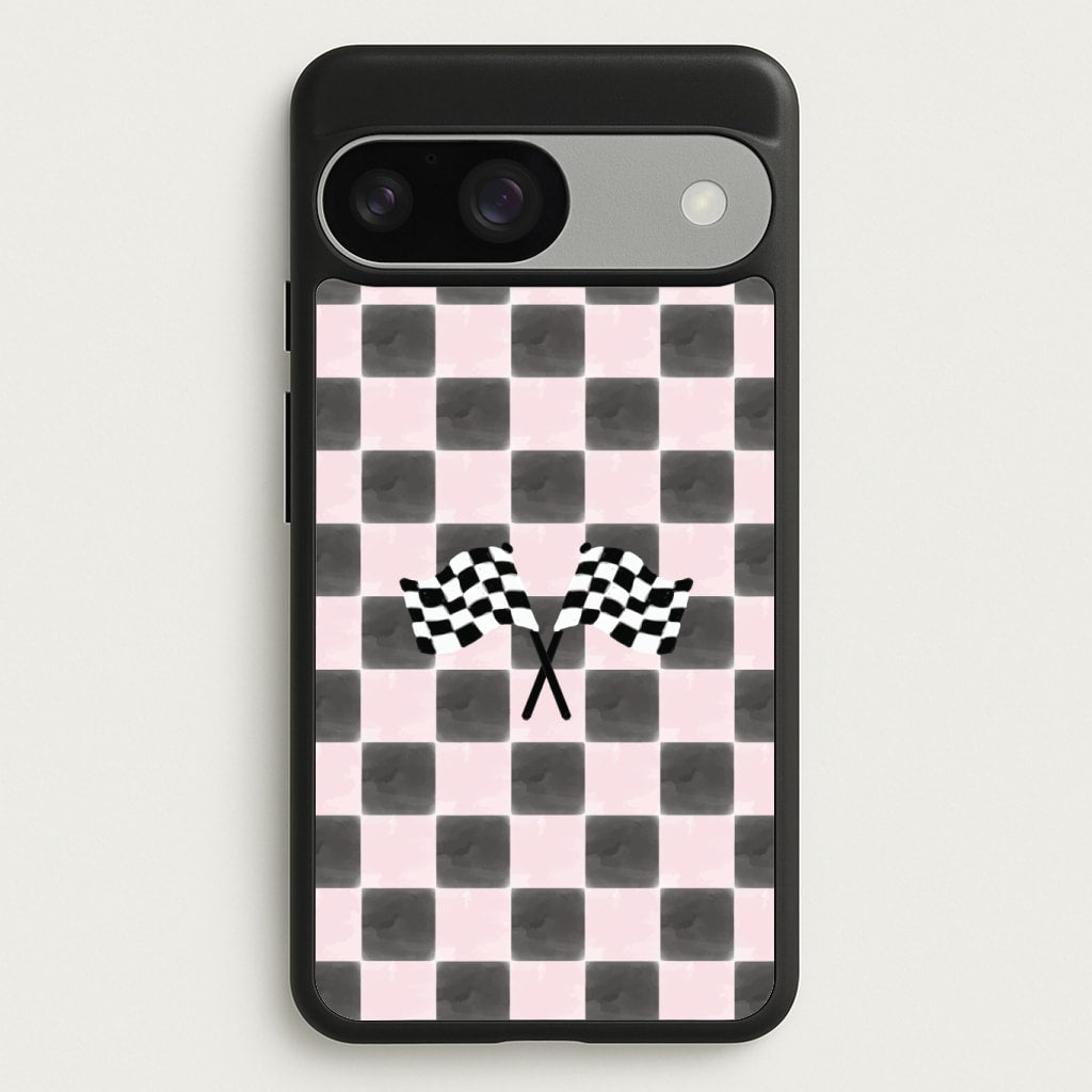 Strawberry Final Flag Phone Case - Google Pixel 9 / 9 Pro