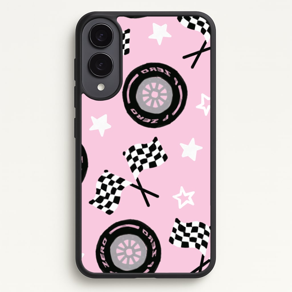 Racer Chic Pattern Phone Case - Galaxy S25 Edge