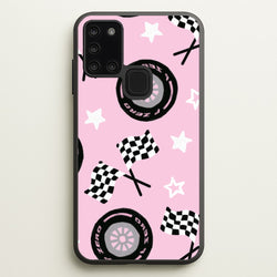 Racer Chic Pattern Phone Case - Galaxy A21s