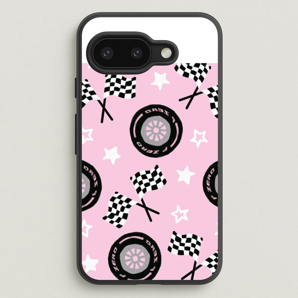 Racer Chic Pattern Phone Case - Google Pixel 9a