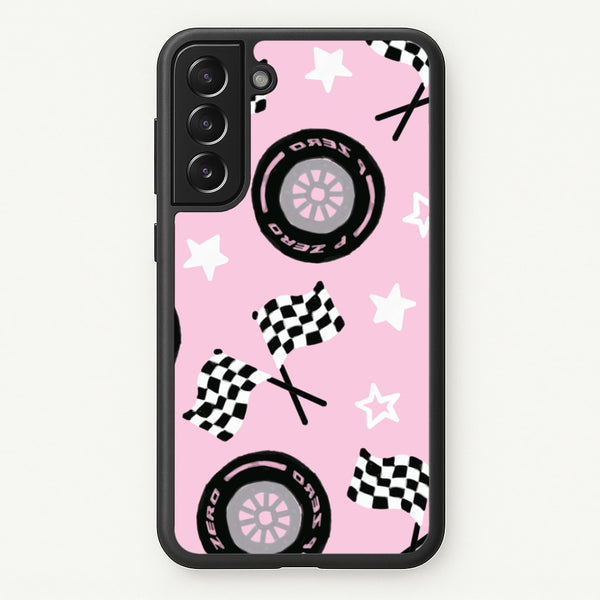 Racer Chic Pattern Phone Case - Galaxy S21FE