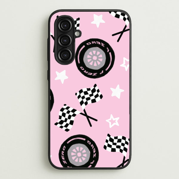 Racer Chic Pattern Phone Case - Galaxy A16