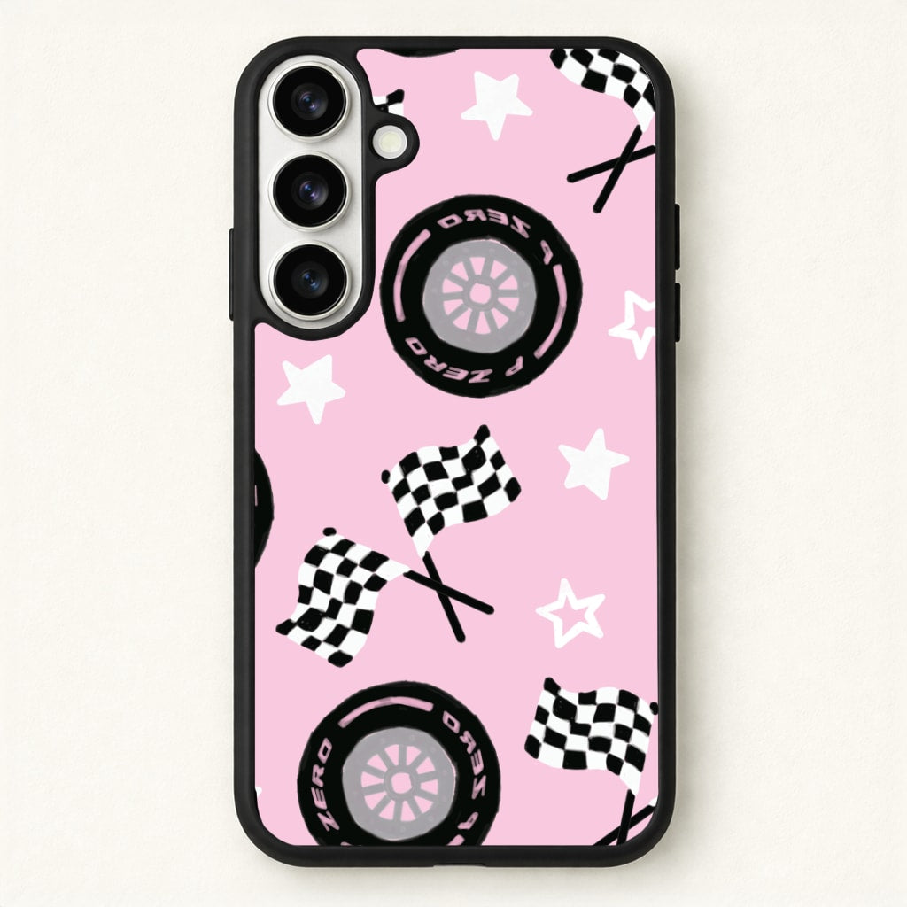 Racer Chic Pattern Phone Case - Galaxy S26