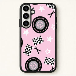 Racer Chic Pattern Phone Case - Galaxy S26