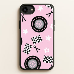 Racer Chic Pattern Phone Case - iPhone 6 / 7 / 8 / SE