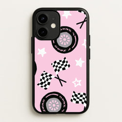 Racer Chic Pattern Phone Case - iPhone 12 Mini