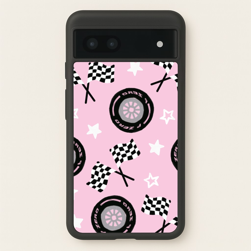 Racer Chic Pattern Phone Case - Google Pixel 7a
