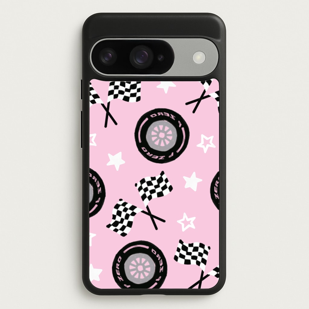 Racer Chic Pattern Phone Case - Google Pixel 10 / 10 Pro