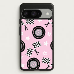 Racer Chic Pattern Phone Case - Google Pixel 10 / 10 Pro
