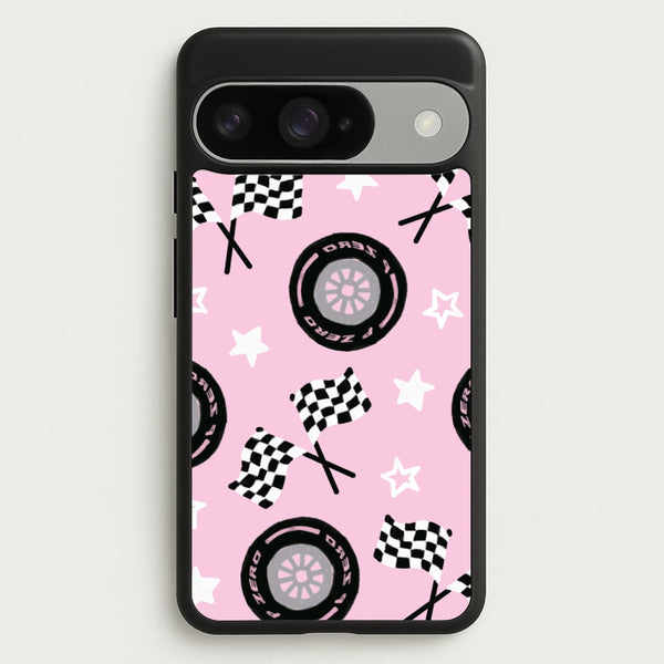 Racer Chic Pattern Phone Case - Google Pixel 10 / 10 Pro