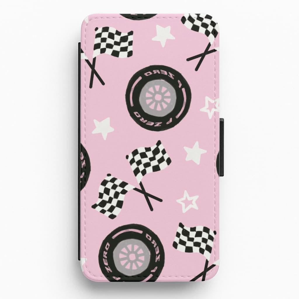 Racer Chic Pattern Wallet Phone Case