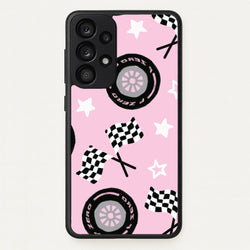 Racer Chic Pattern Phone Case - Galaxy A53