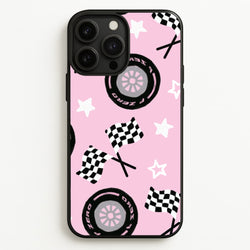 Racer Chic Pattern Phone Case - iPhone 13 Pro Max
