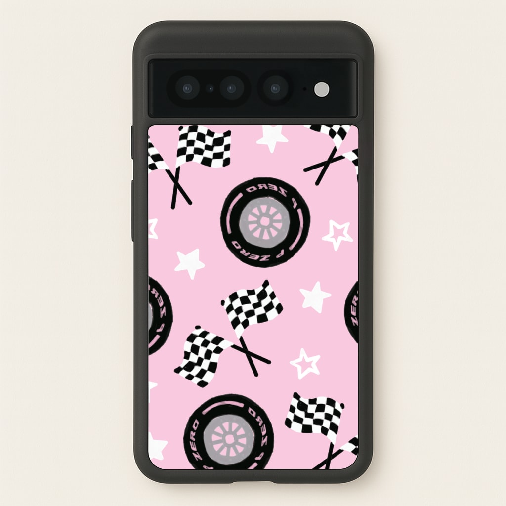 Racer Chic Pattern Phone Case - Google Pixel 7 Pro