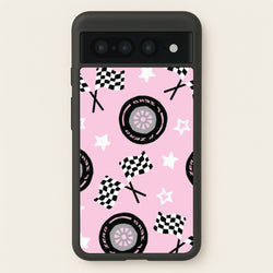 Racer Chic Pattern Phone Case - Google Pixel 7 Pro