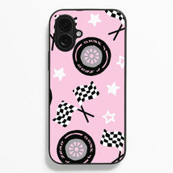 Racer Chic Pattern Phone Case - iPhone 16