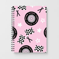 Racer Chic Pattern Notebook