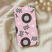 Racer Chic Pattern Wallet Phone Case 5