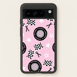 Racer Chic Pattern Phone Case - Google Pixel 8 Pro