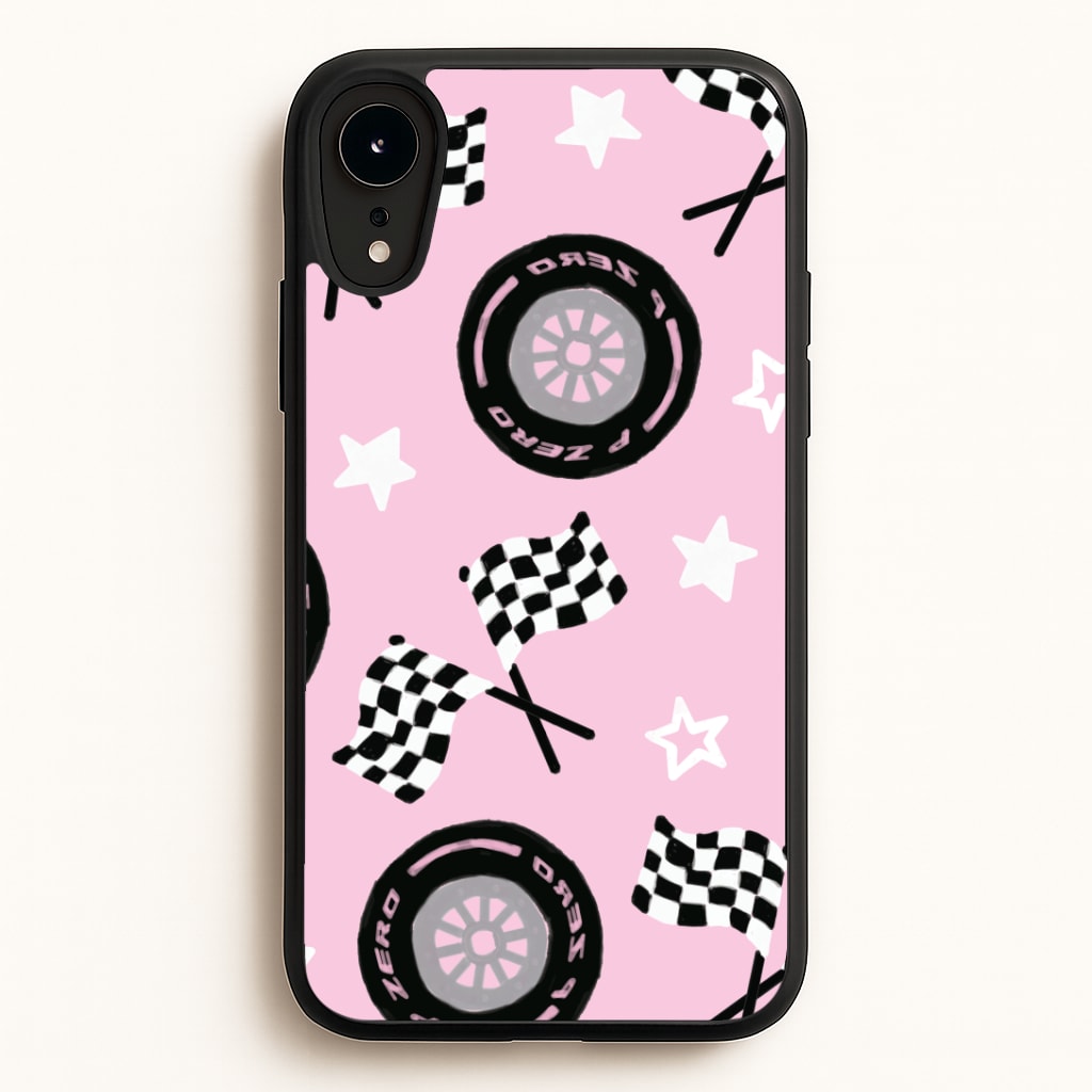 Racer Chic Pattern Phone Case - iPhone XR
