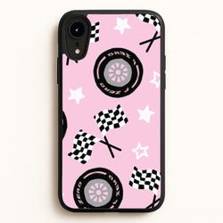 Racer Chic Pattern Phone Case - iPhone XR
