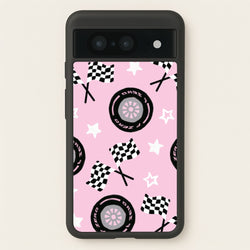 Racer Chic Pattern Phone Case - Google Pixel 8