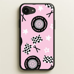 Racer Chic Pattern Phone Case - iPhone 16e