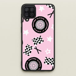 Racer Chic Pattern Phone Case - Galaxy A12