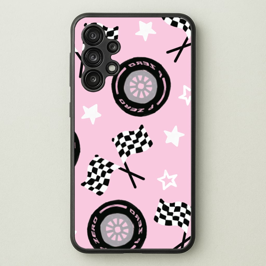 Racer Chic Pattern Phone Case - Galaxy A13