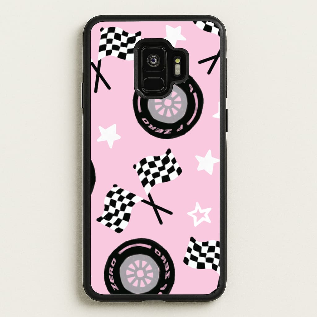Racer Chic Pattern Phone Case - Galaxy S9