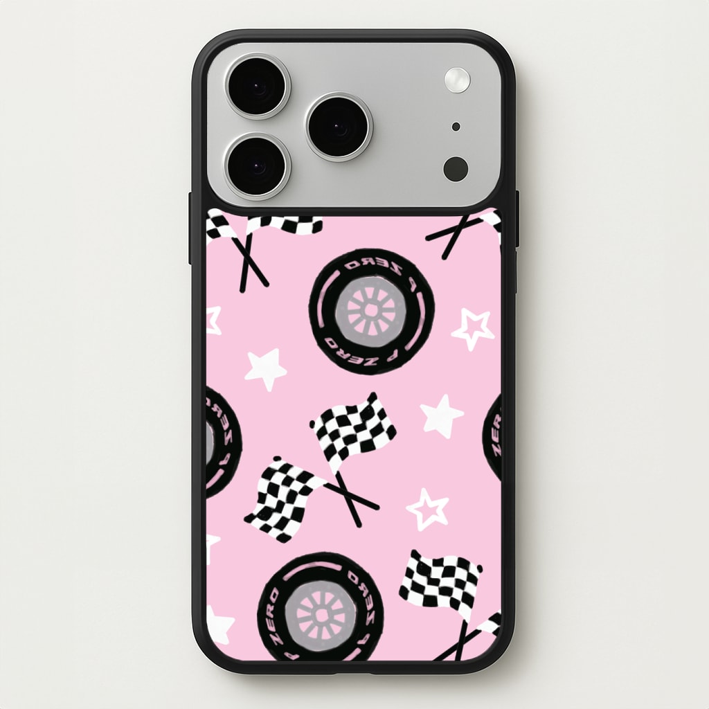 Racer Chic Pattern Phone Case - iPhone 17 Pro Max