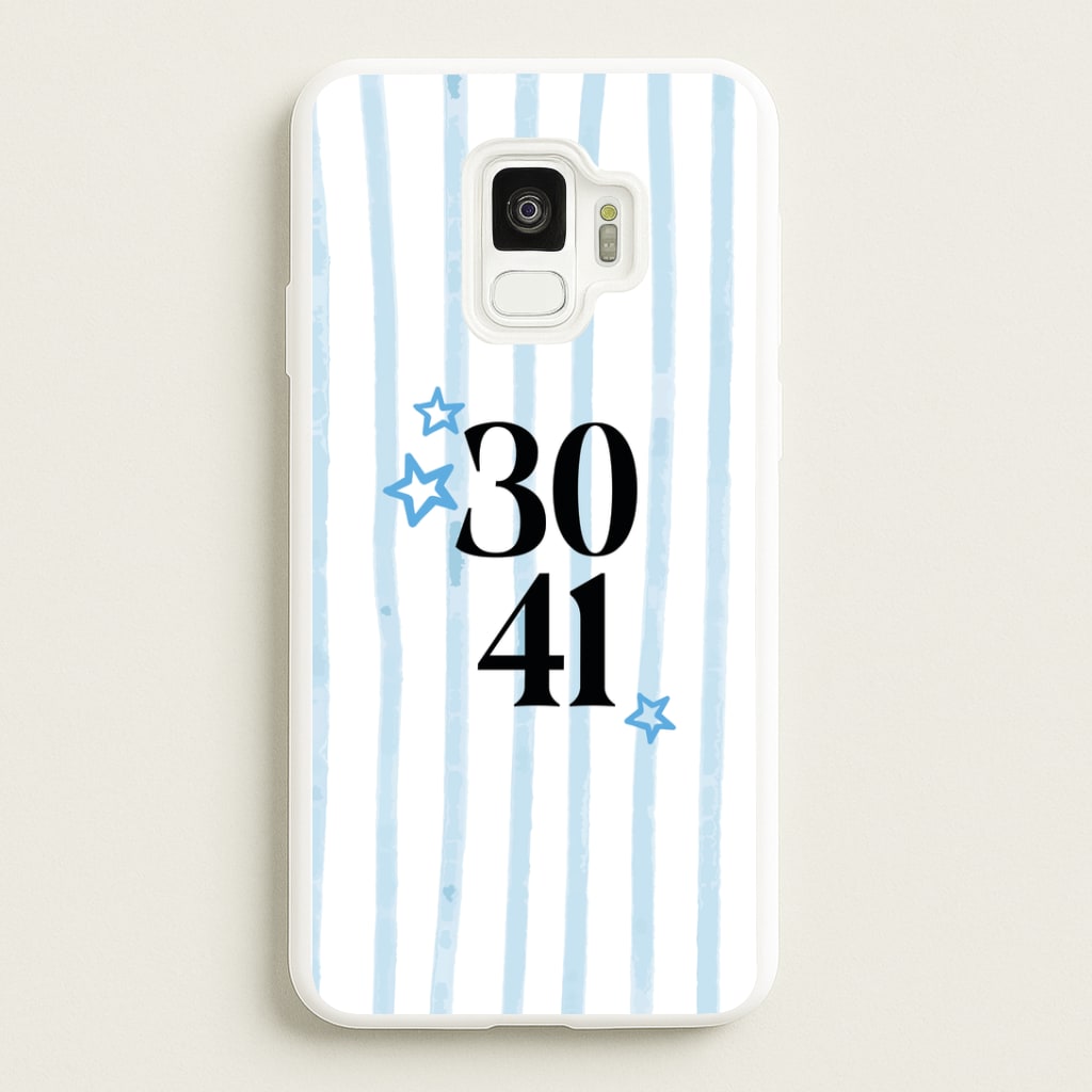 30 41 Phone Case - Galaxy S9