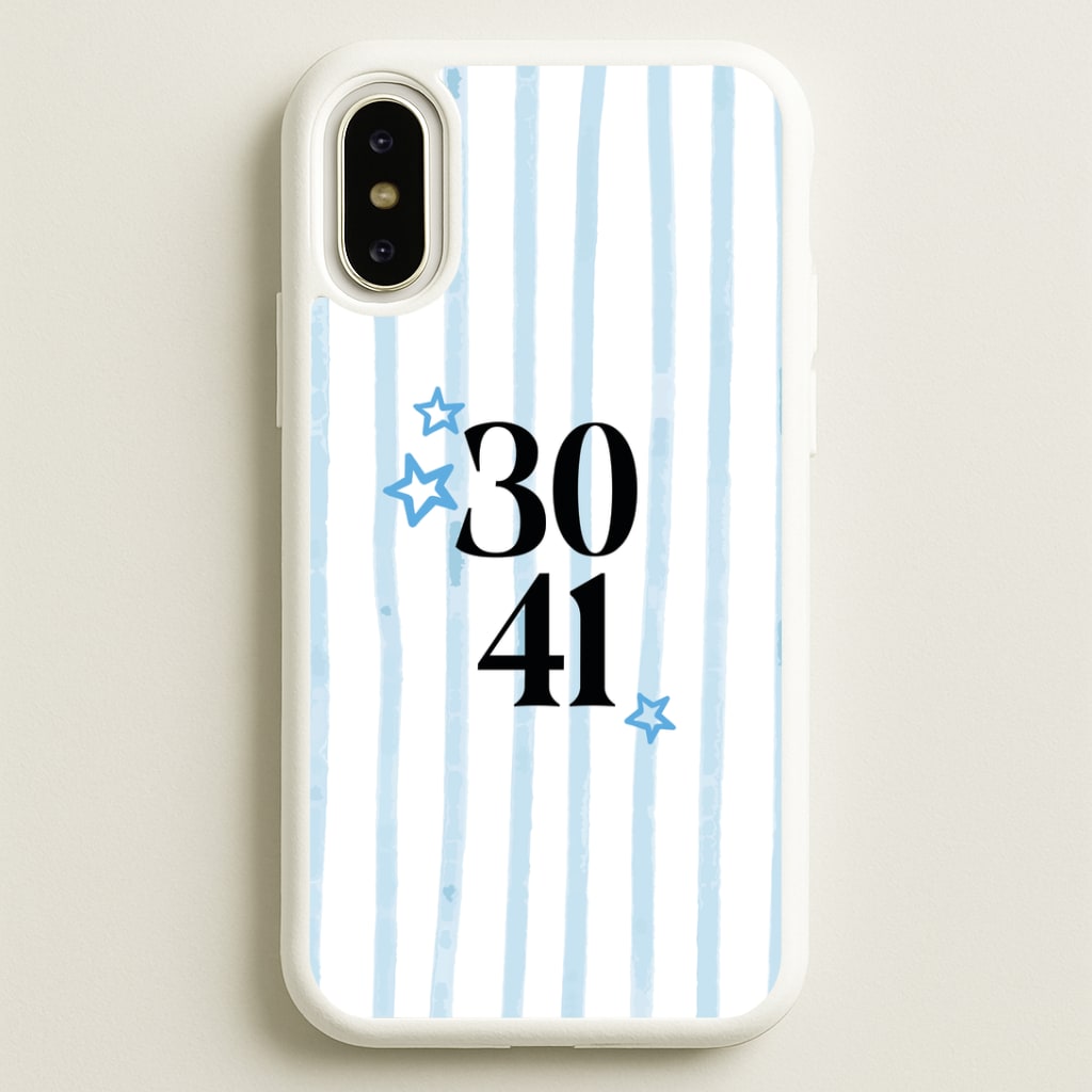 30 41 Phone Case - iPhone X / XS