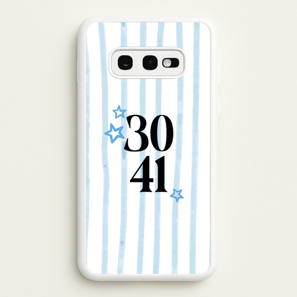 30 41 Phone Case - Galaxy S10e