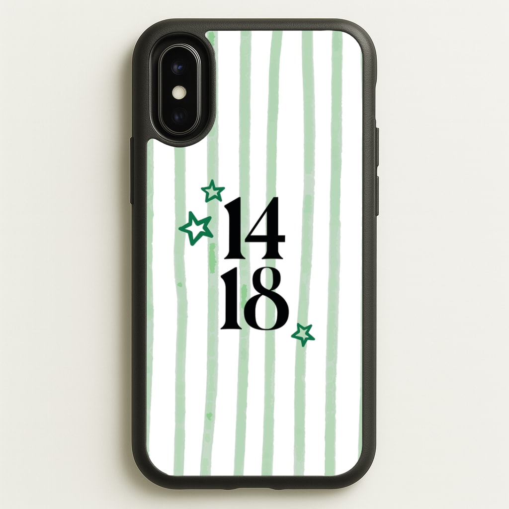 14 18 Phone Case - iPhone X / XS