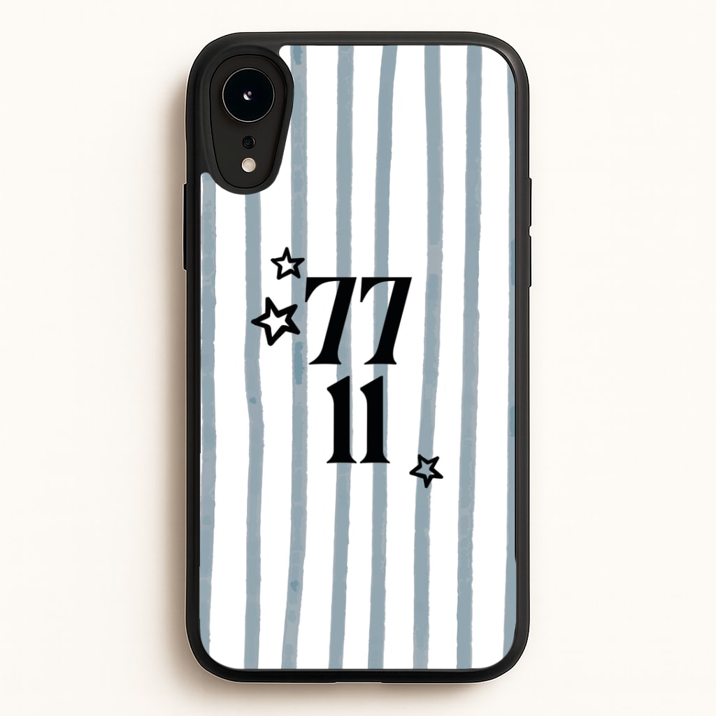 77 11 Phone Case - iPhone XR
