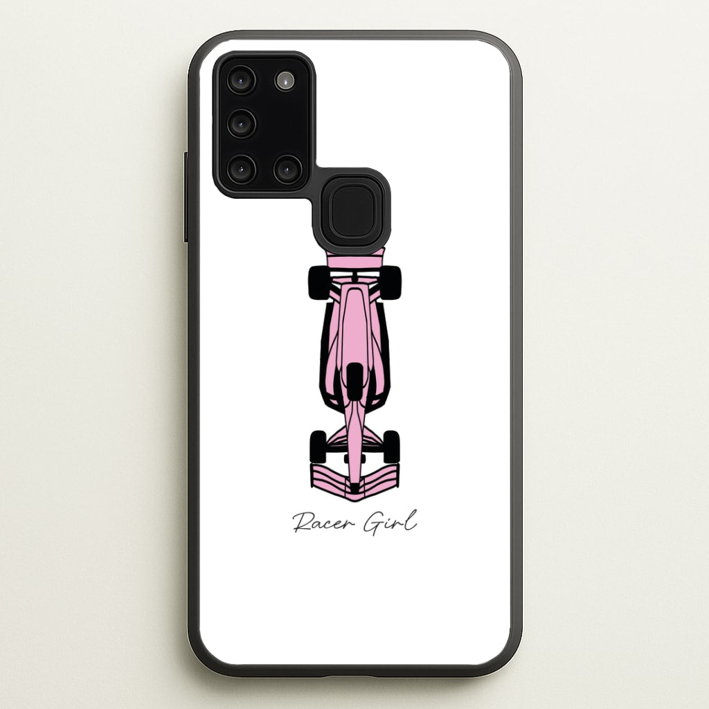 Racer Girl Phone Case - Galaxy A21s