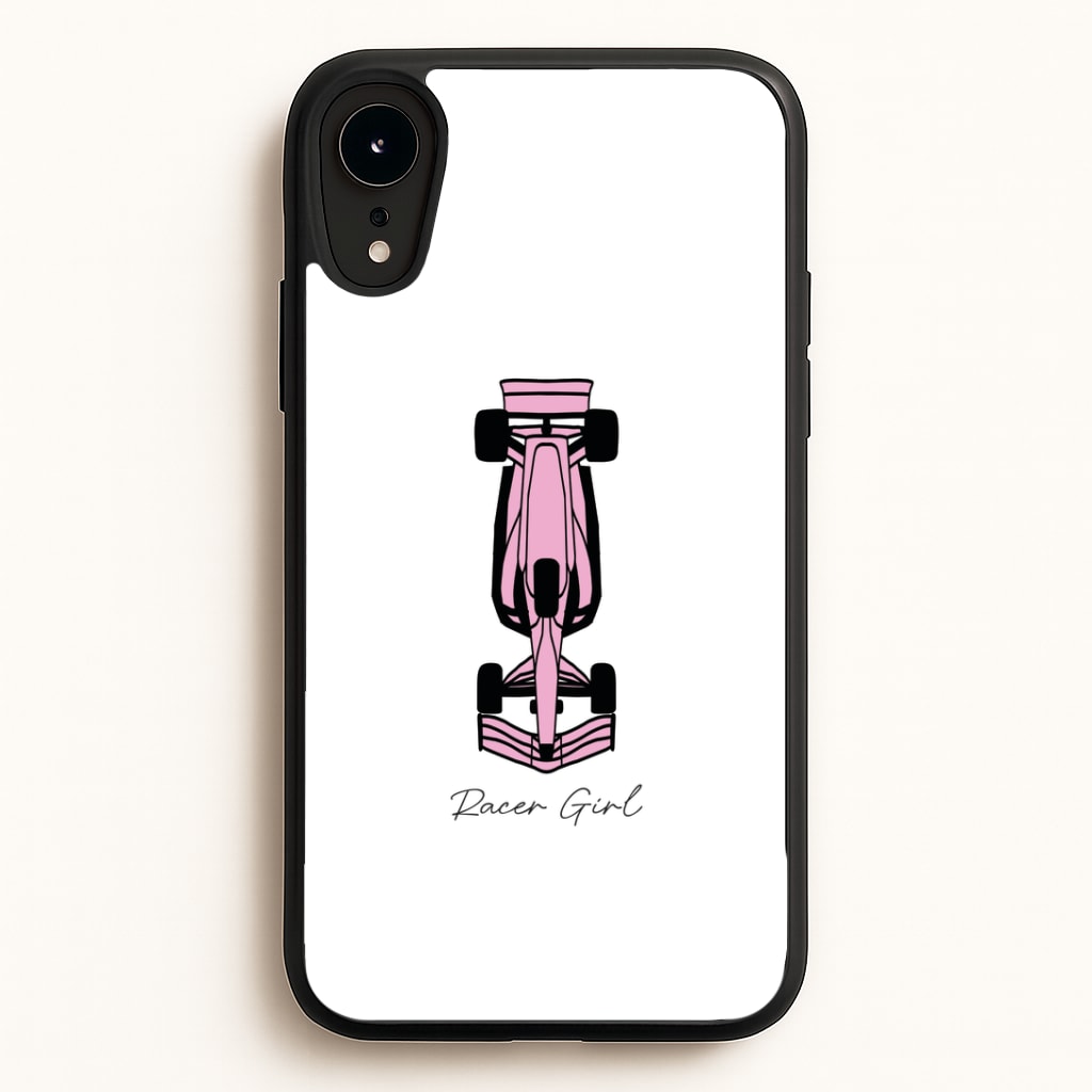 Racer Girl Phone Case - iPhone XR